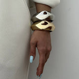 HIP HOP GLOSSY SPRING CUFF BRACELET FOR WOMENS_CWMM3080