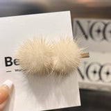 CUTE FURRY HAIRPIN DUCKBILL CLIP BANGS HAIRPIN_CWAHA3301