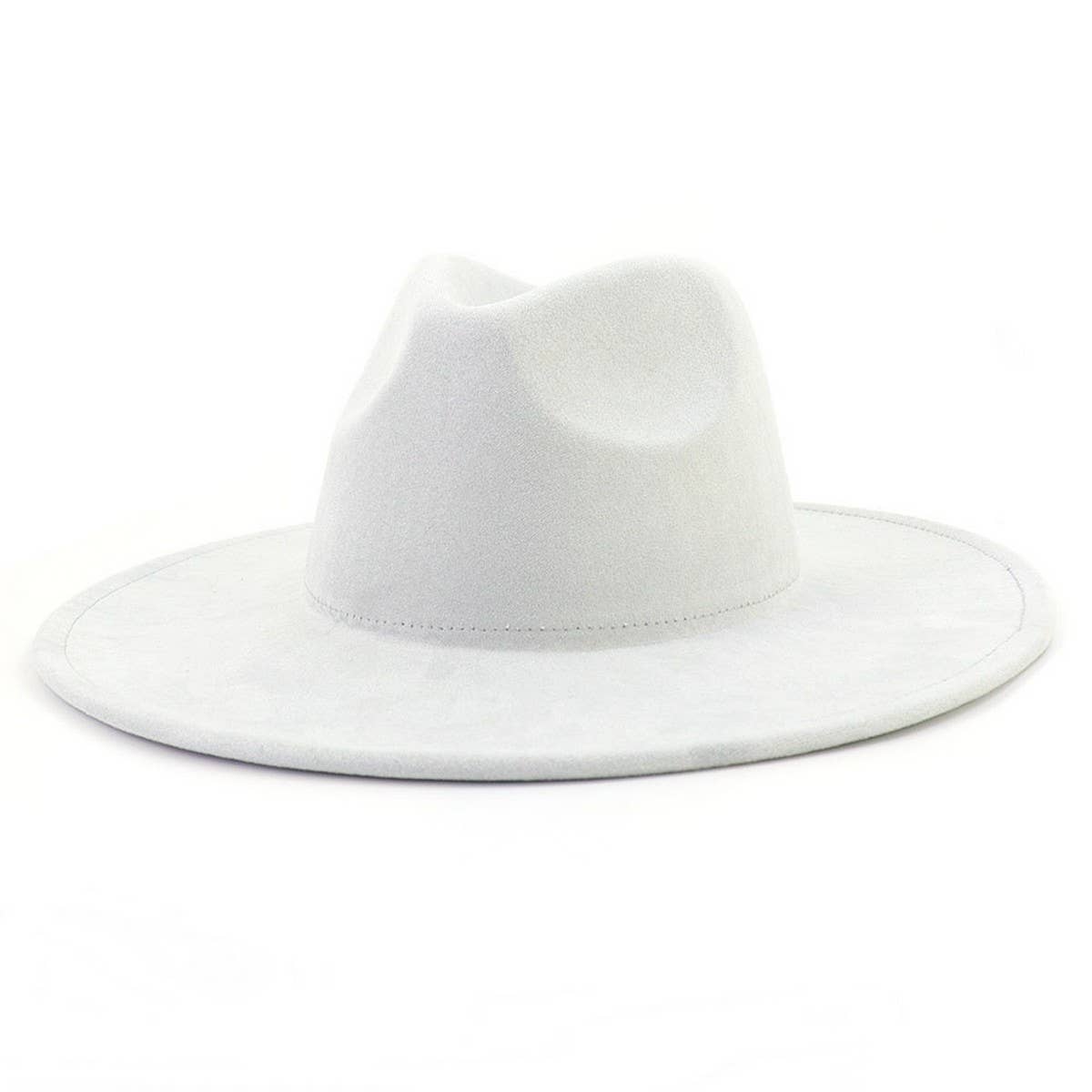 MENS AND WOMENS WIDE BRIM HATS WITH FLAT BRIM_CWAH1766
