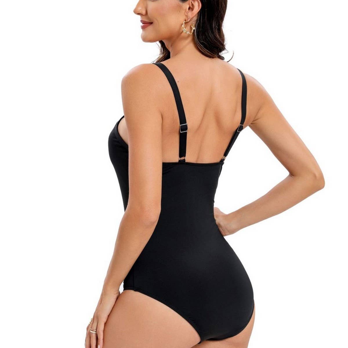 Tummy Control One-Piece Swimsuit Long Torso