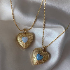 NEW DESIGN LOVE PHOTO BOX PENDANT NECKLACE_CWAJE1580