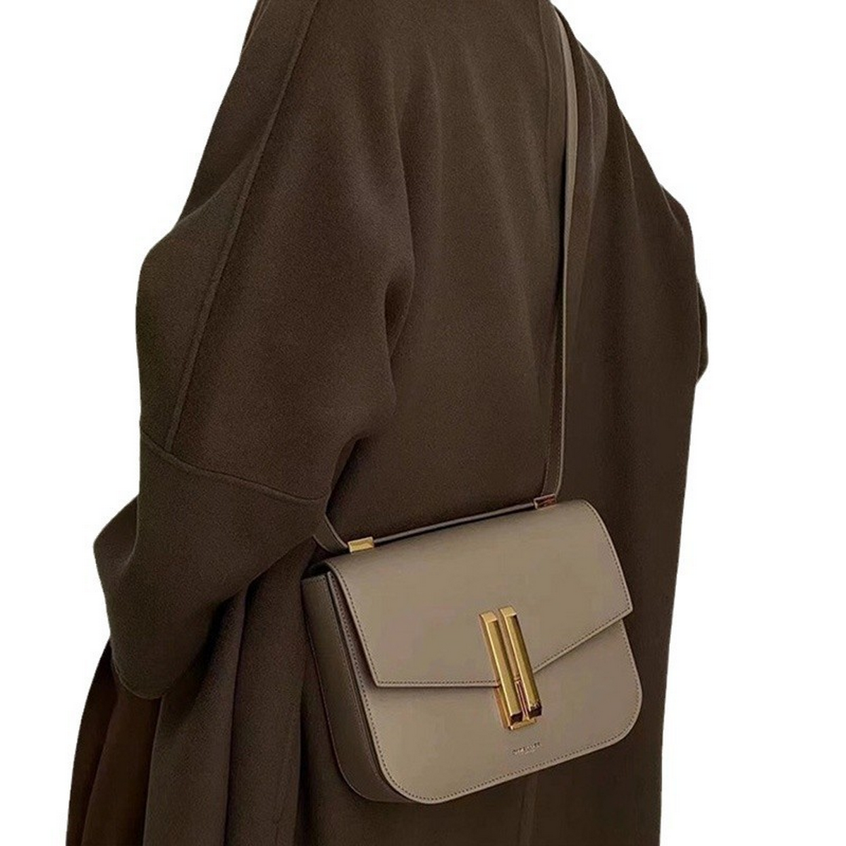 Trendy Tofu Bag Small Flap Shoulder Handbag_Cwab5327