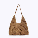 POPULAR RETRO ETHNIC STYLE PAPER ROPE WOVEN BAG_CWAB4695