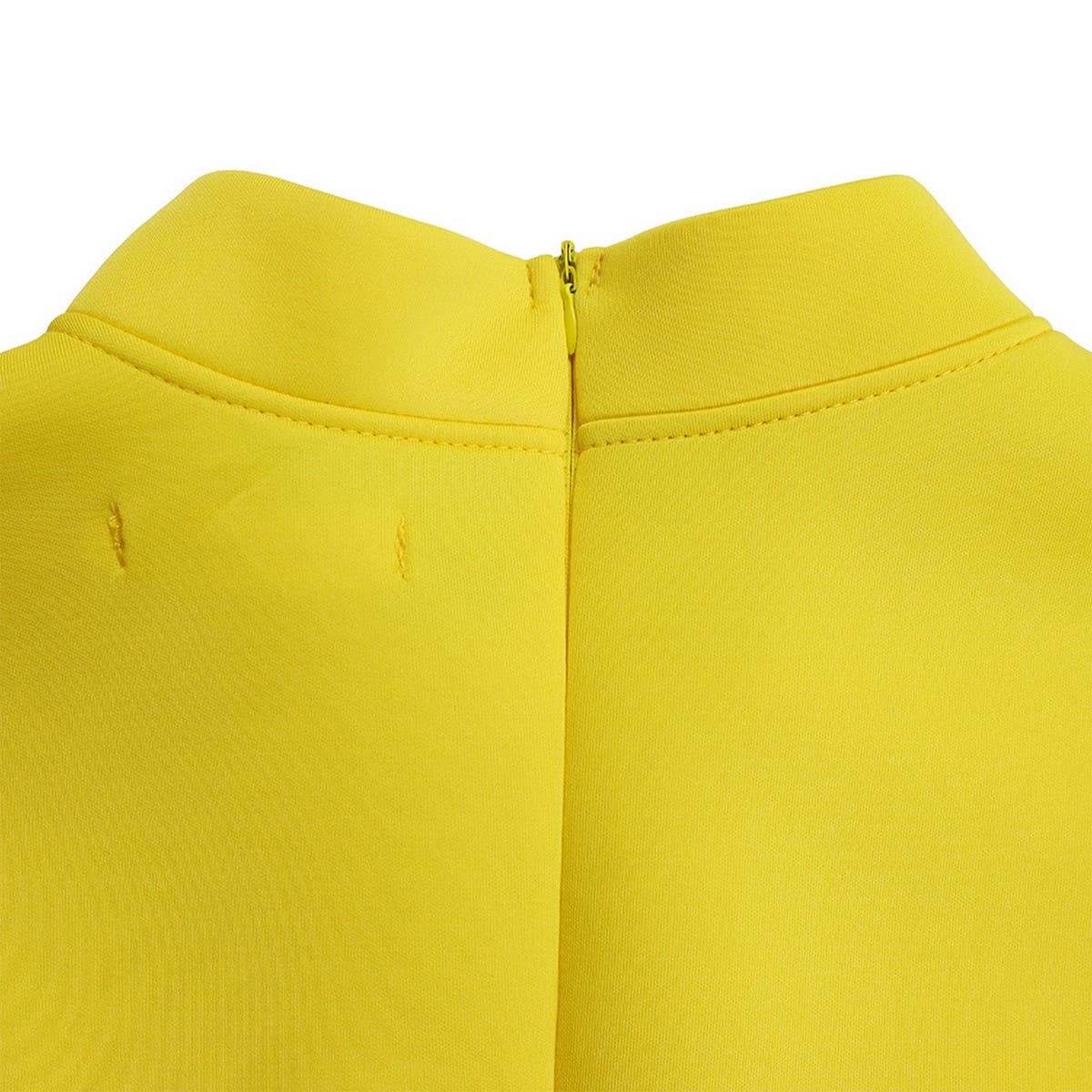 LANTERN SLEEVE HIGH WAIST BOW OVERSIZED DRESS_CWDMD3664