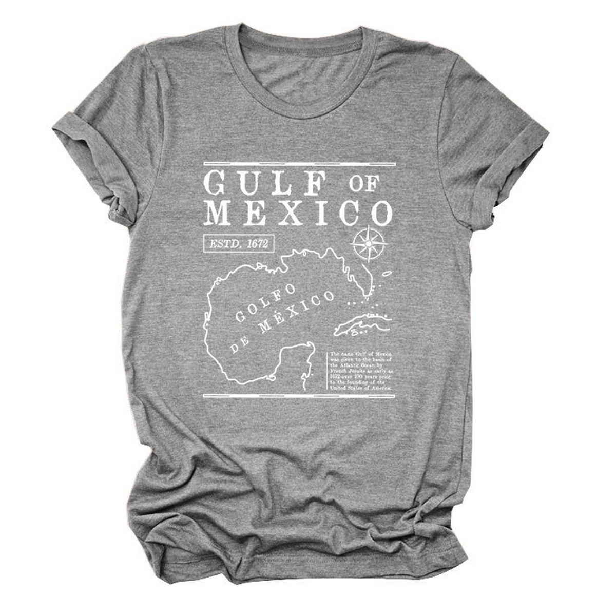GULF OF MEXICO ESTD TEE SOFT COMFORT T SHIRT_CWTTSL0489