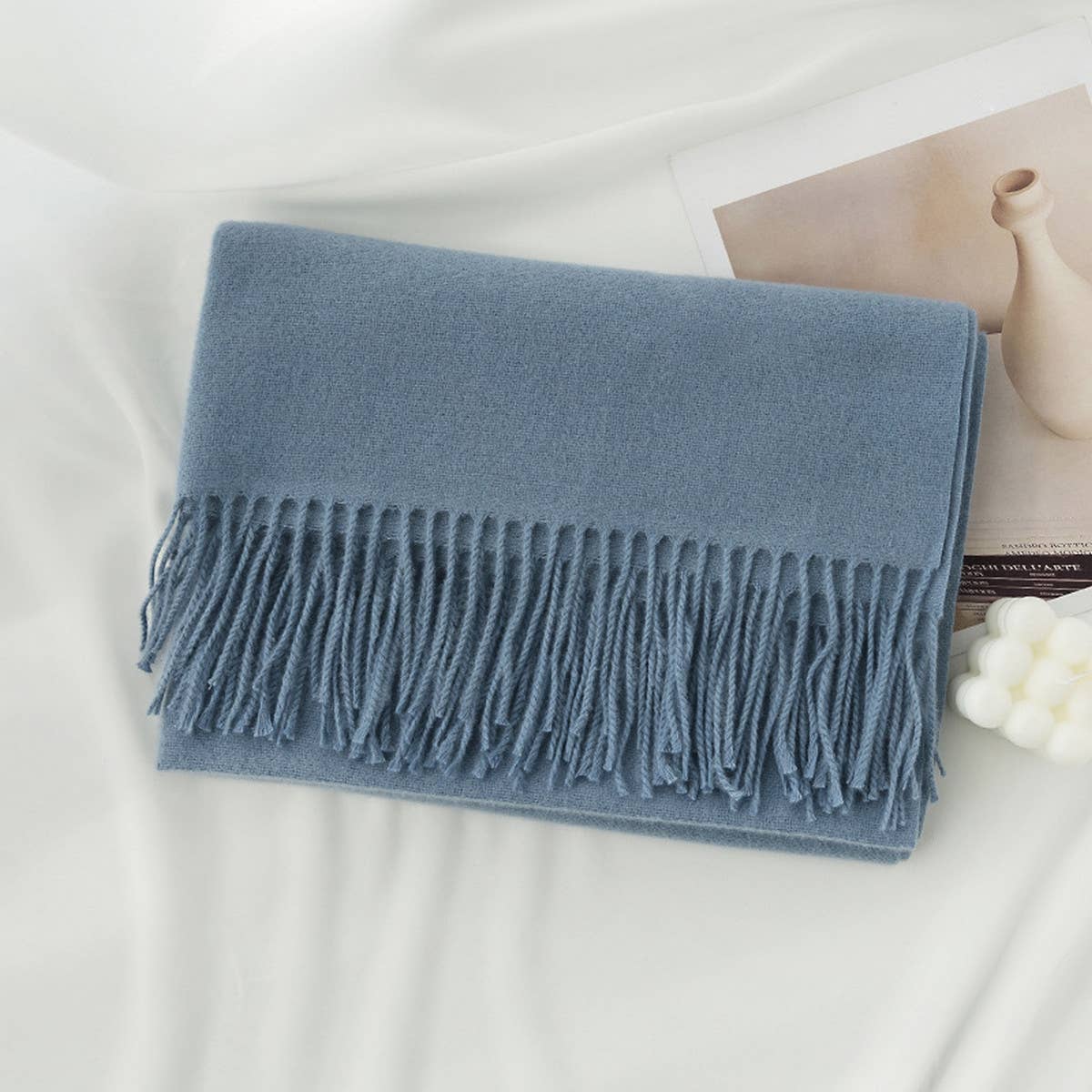 COZY SOLID COLOR WINTER SCARF WITH FOR WOMEN_CWASC0991