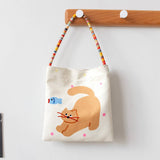 MINI CANVAS HANDBAG FOR GIRLS SUMMER FOREST STYLE_CWAB5676