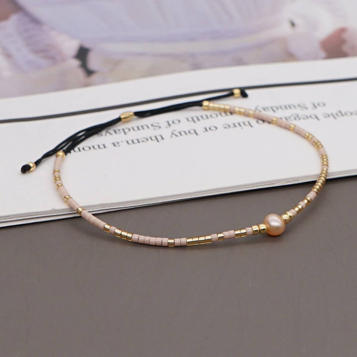 BOHEMIAN SEMI PRECIOUS STONE BEADED BRACELET_CWAB4623