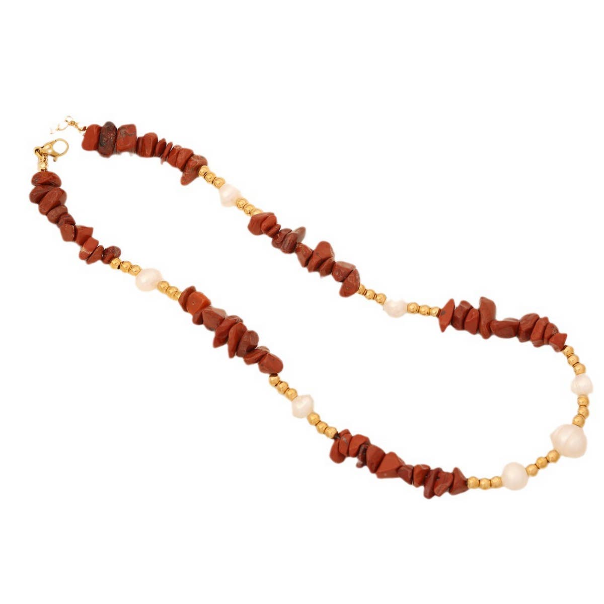 FASHION HANDMADE PEARL NATURAL STONE NECKLACE_CWAJE0640