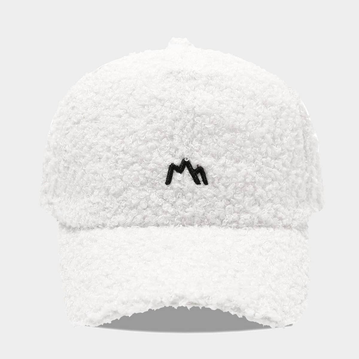 Winter Mountain Embroidery Warm Baseball Cap_Cwah04765