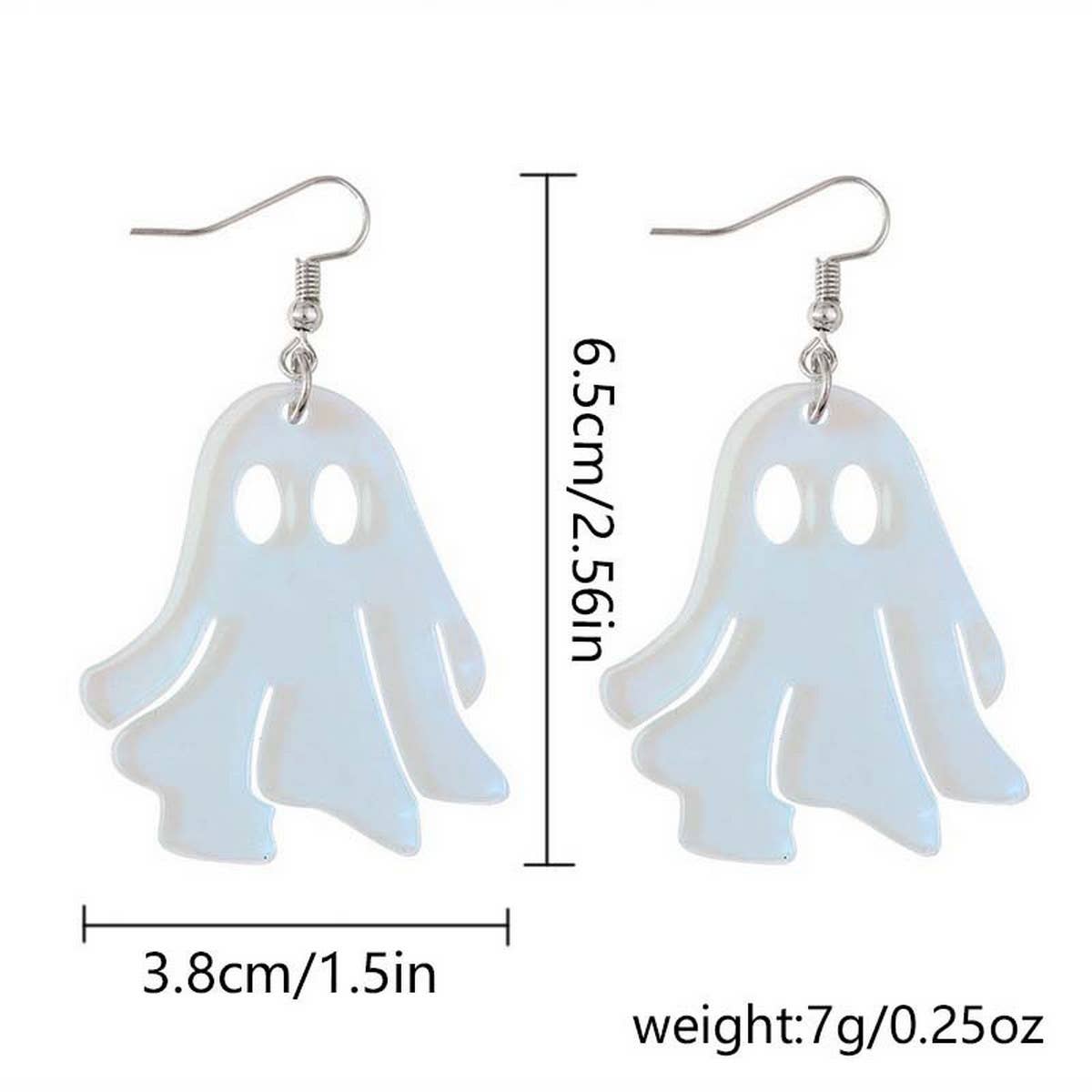 HALLOWEEN GHOST GOTHIC EARRINGS_CWAJE2423