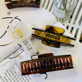 Cwaha1558_4.92"Simple Rectangle Large Hair Claw Clip