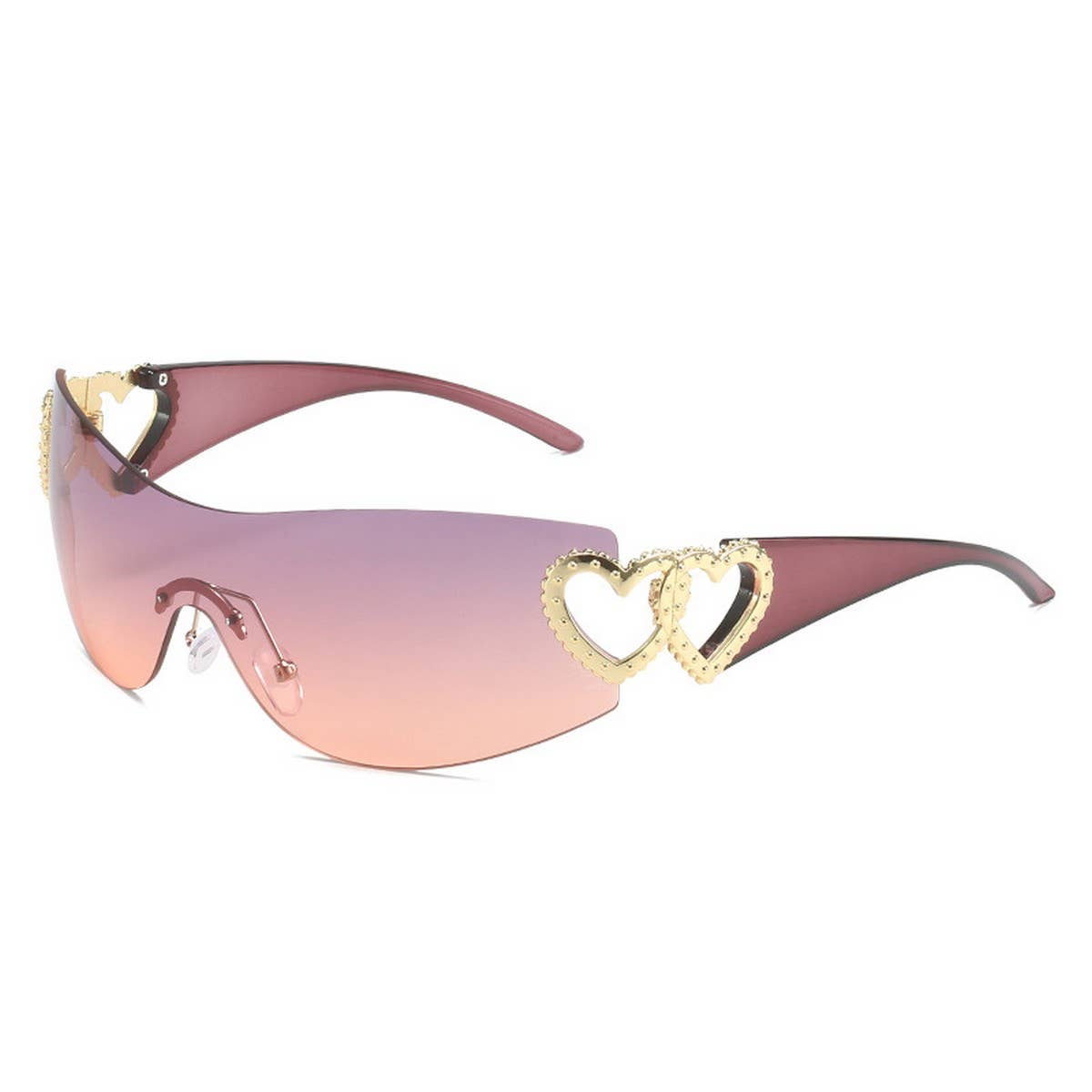 Y2K Style Frameless One-Piece Heart Sunglasses_Cwasg0266