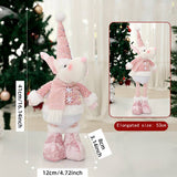 Cwmm9398_Retractable Pink Doll Christmas Window Decoration