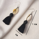FASHIONABLE SHELL TASSEL DROP EARRINGS_CWAJE1566