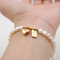NEW GOOD LUCK BRAND PEARL CLAVICLE NECKLACE_CWAJE1673