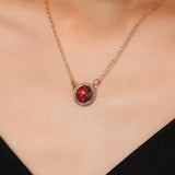 Women¡¯S Sport Style Ball Pendant Necklace_Cwaje05675