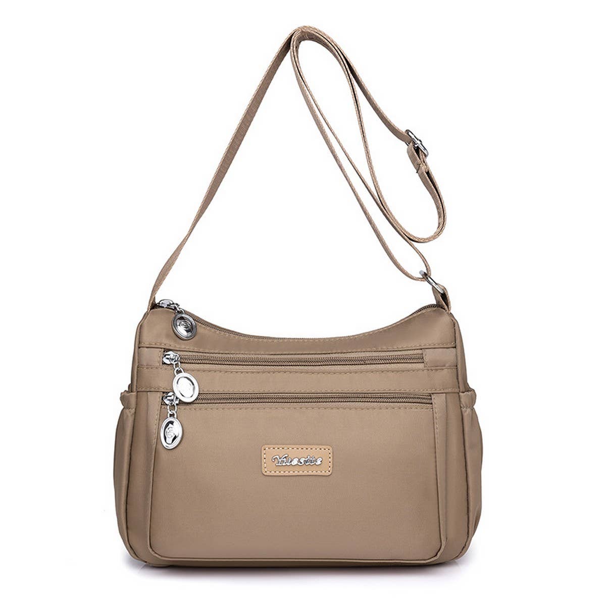 MULTI COMPARTMENT NYLON SHOULDER AND CROSSBODY BAG_CWASC1759