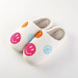 Smiling Face Pattern Winter Warm Cotton Slippers_Cwshs0461