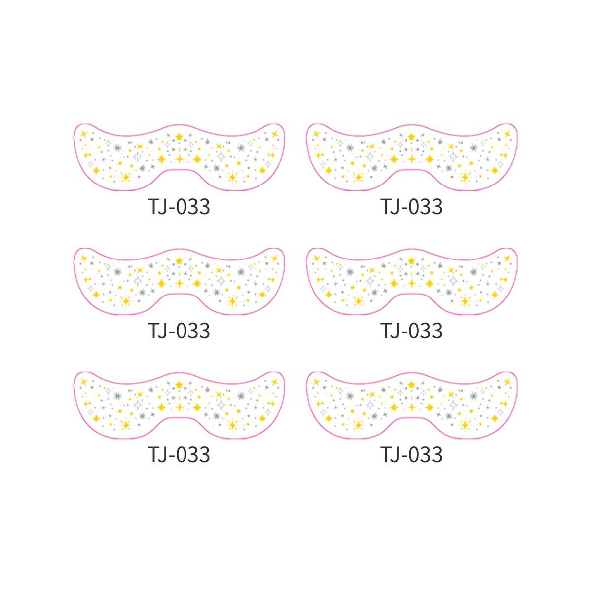 METALLIC FRECKLE FACE TATTOO STICKERS GOLD SILVER_CWMM8364