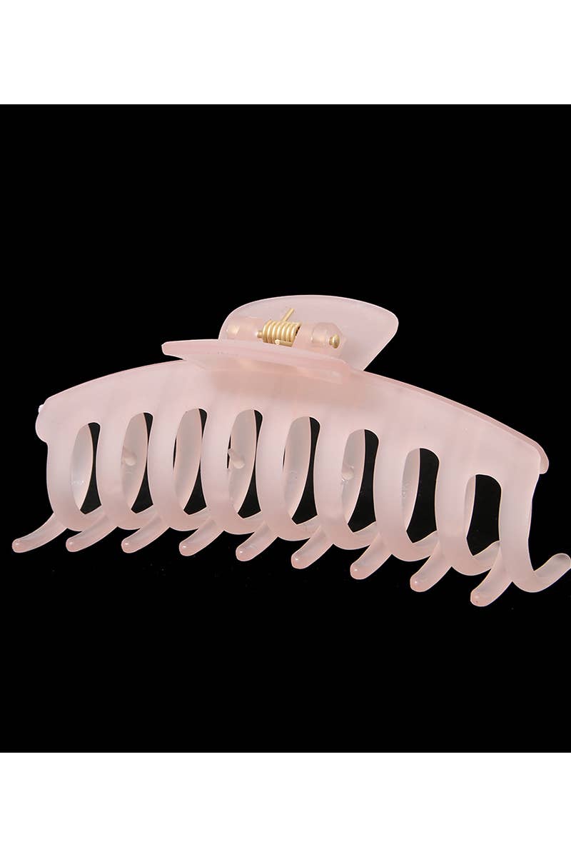 SUMMER JELLY HAIR CLAW AVOCADO GREEN MATTE CLIP_CWAHA0093