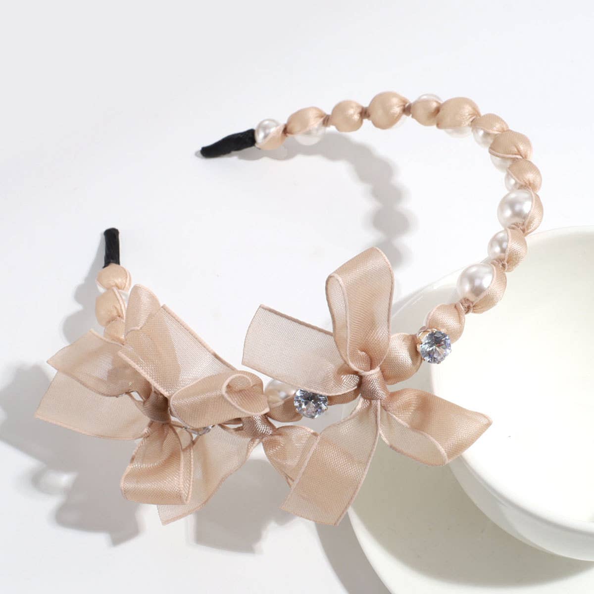 Versatile Mesh Bow Headband