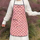 BOWKNOT FULL BODY WATERPROOF AND OIL PROOF APRON_CWMM5839