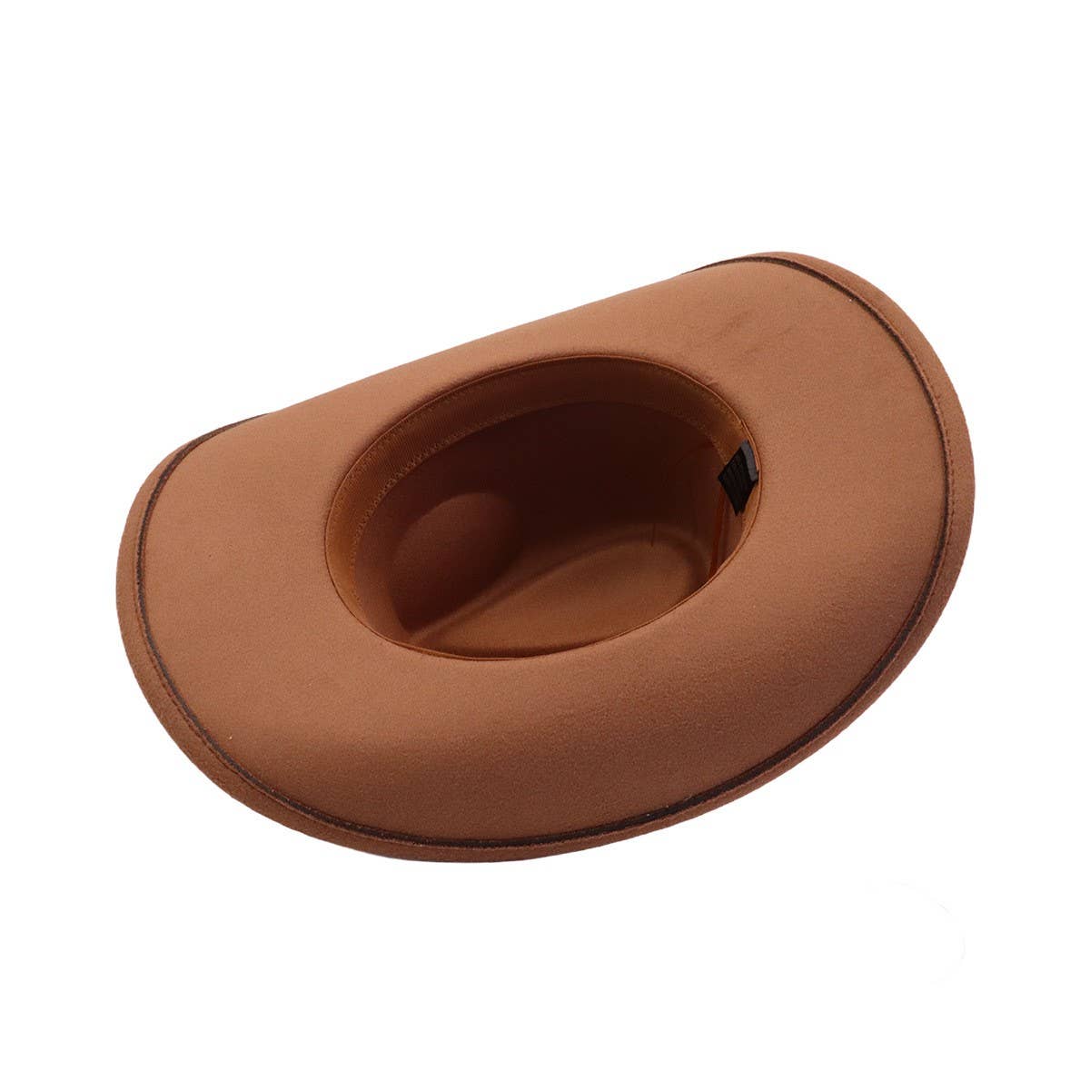 Western Ethnic Felt Cowboy Fedora Hat_Cwah04428