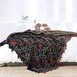 THIN NAP AIR CONDITIONING BLANKET SOFA BLANKET_CWMM1624