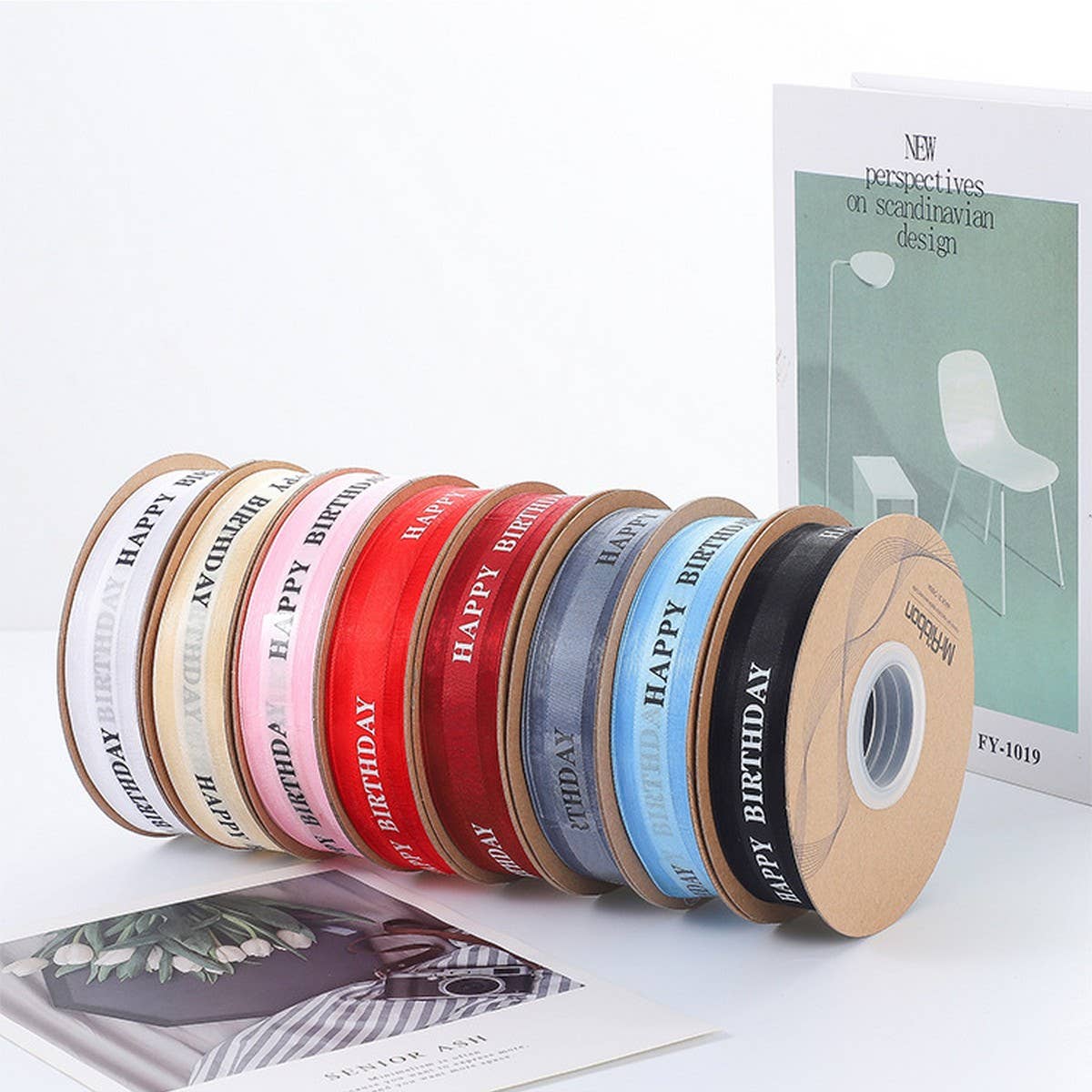 2 5CM FLOWER PACKAGING RIBBON BOW RIBBON_CWMM5784