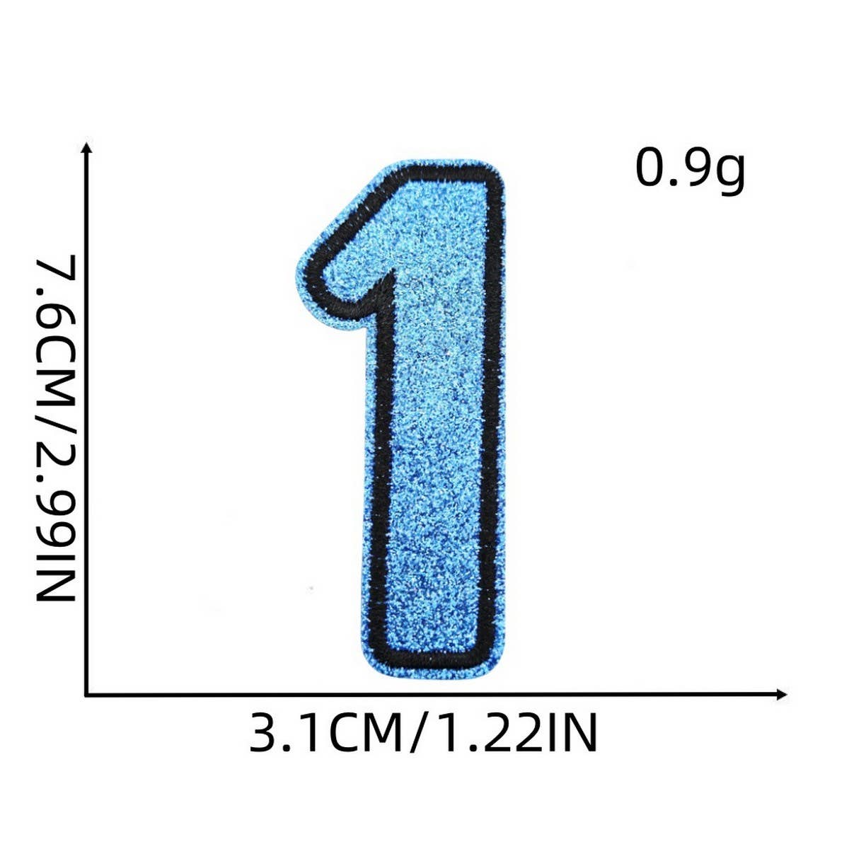 CREATIVE BADGE LETTER EMBROIDERY CLOTH PATCH_CWMM4070