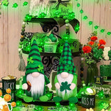 ST PATRICKS DAY FACELESS GNOME ORNAMENT_CWMM3434