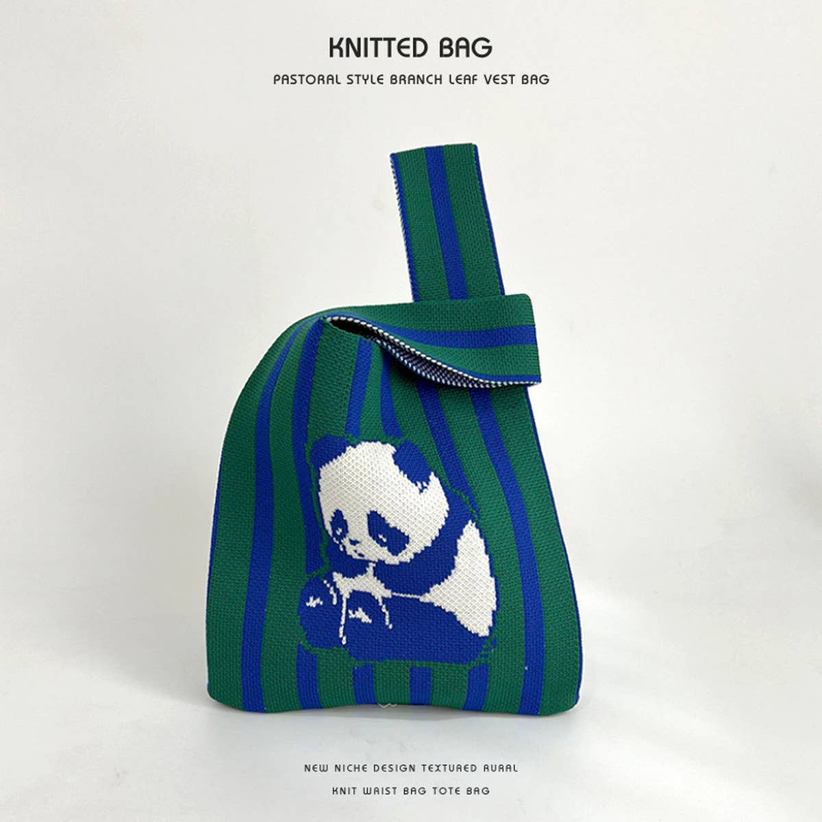 Cartoon Animal Series Knitted Handbag_Cwab2372