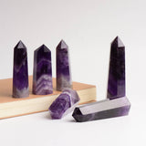 AMETHYST CRYSTAL POINT HEX TOWER_CWMM8102