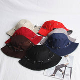 Cwah1519_Solid Color Casual Reversible Sunscreen Bucket Hat