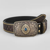 Trendy Buckle Rivet Western Belt_Cwabe0417