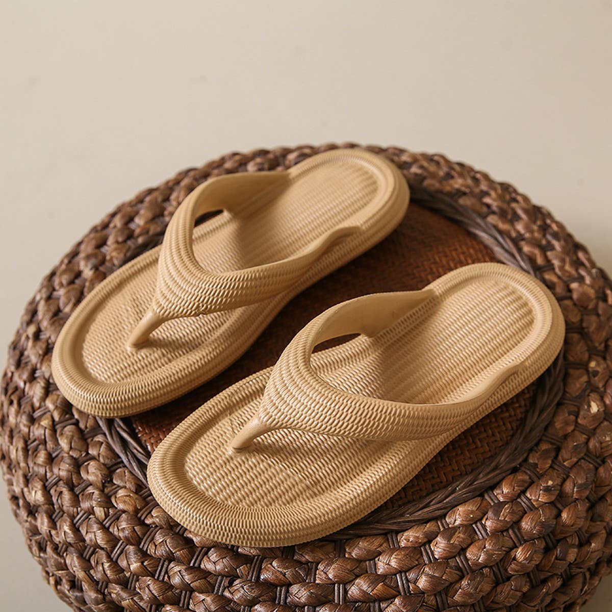 EVA SOLID COLOR FLIP FLOPS SUMMER BEACH SLIPPERS_CWSHS0690