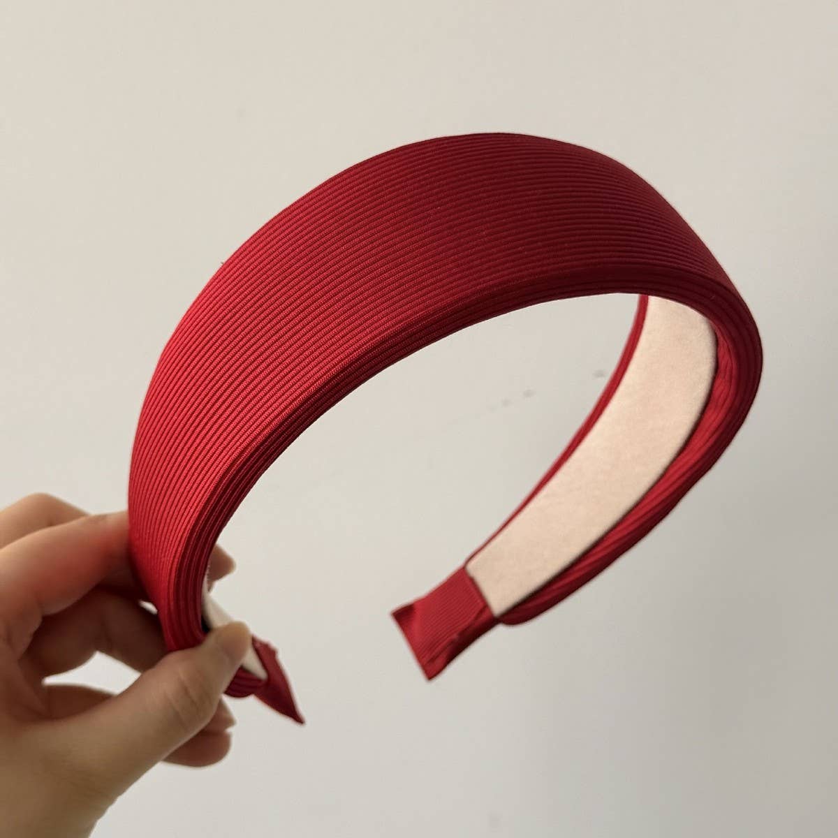 Color Knit Wide Headband Simple Chic Look_Cwaha08165
