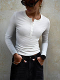 Versatile, Form-Fitting, Round-Neck T-Shirt