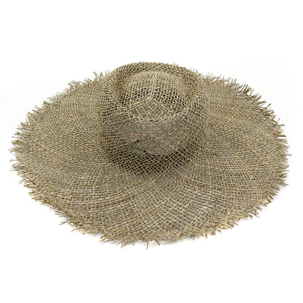 BEACH SUMMER CASUAL FARMER STRAW HAT_CWAH037 B20223