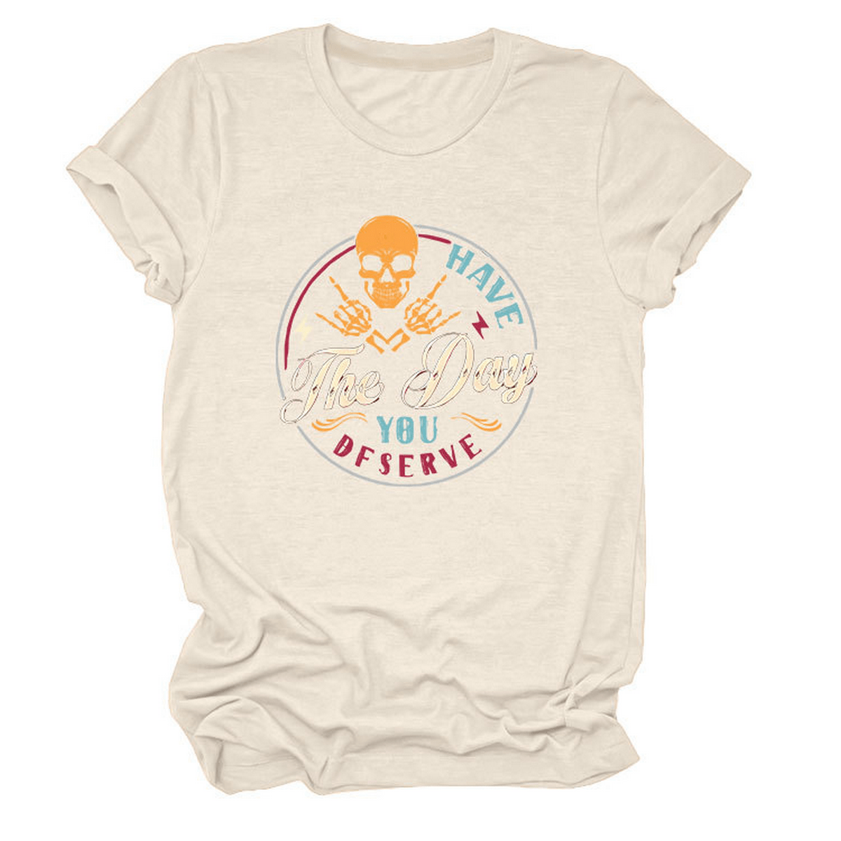 LOOSE FIT CREW NECK TEE WOMEN S CASUAL WEAR_CWTTS1529