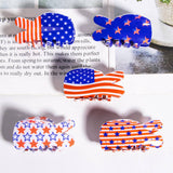 Cwaha1243_Independence Dayflag Rabbit Shape Hair Claw Clip