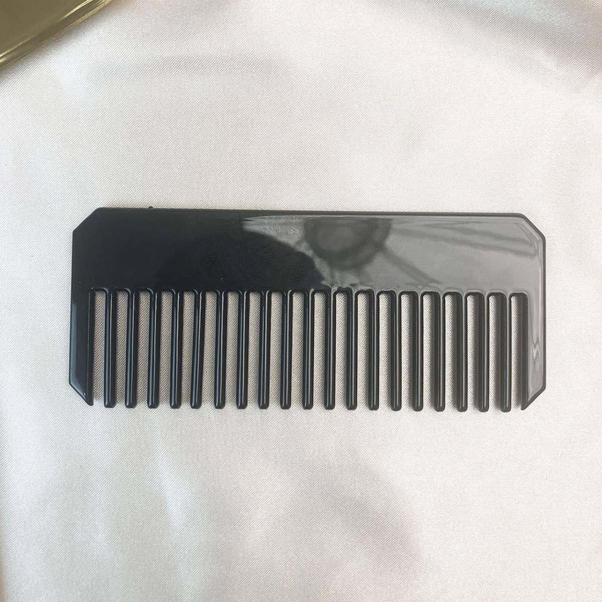 Vintage Black Acetate Hair Comb For Women_Cwmm6443