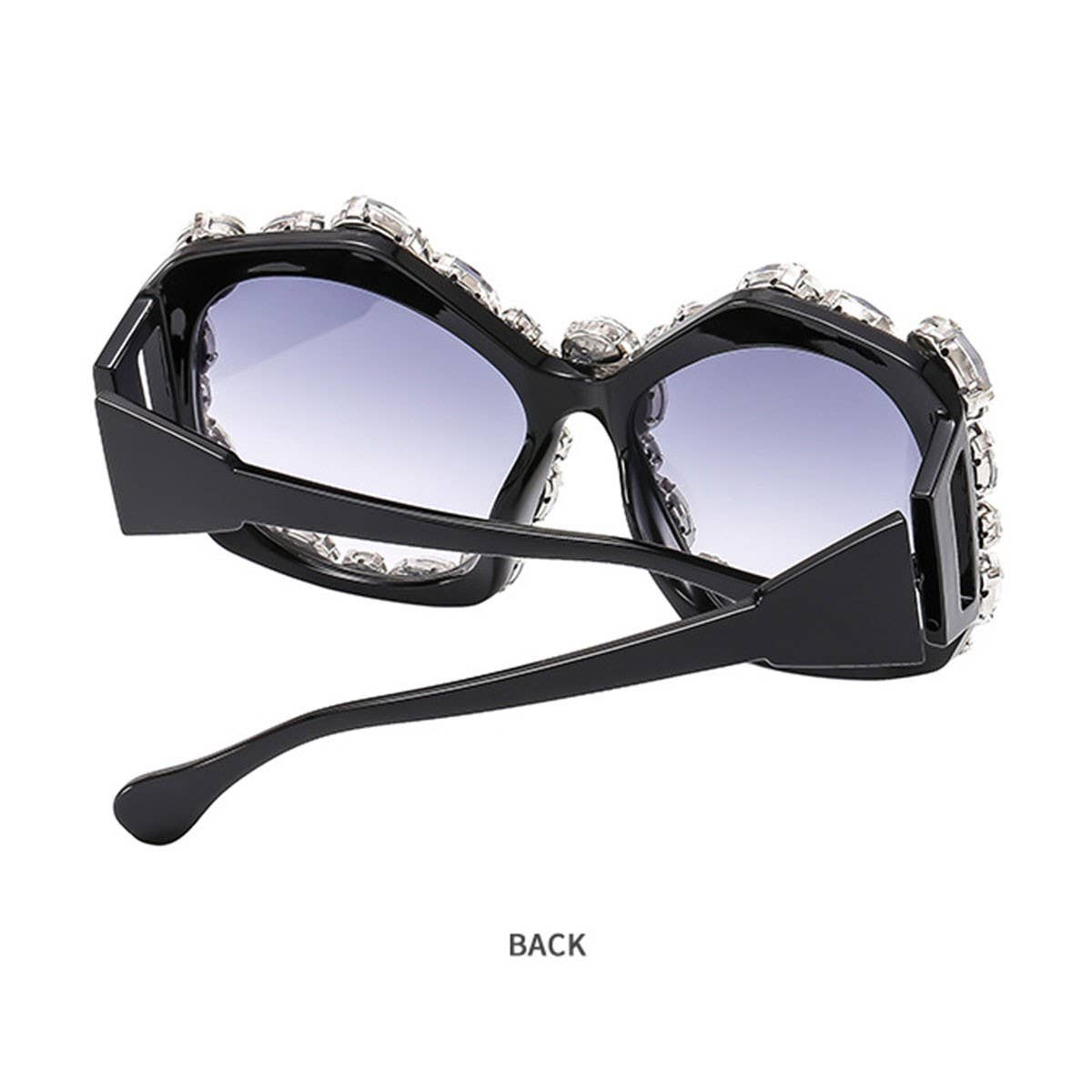 LARGE FRAME POLYGONAL HIGH TECH SUNGLASSES_CWASG0861