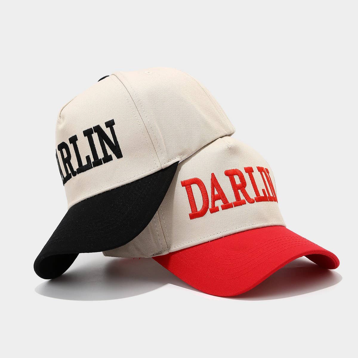 Vintage Darlin Embroidery Trucker Baseball Cap_Cwah04661