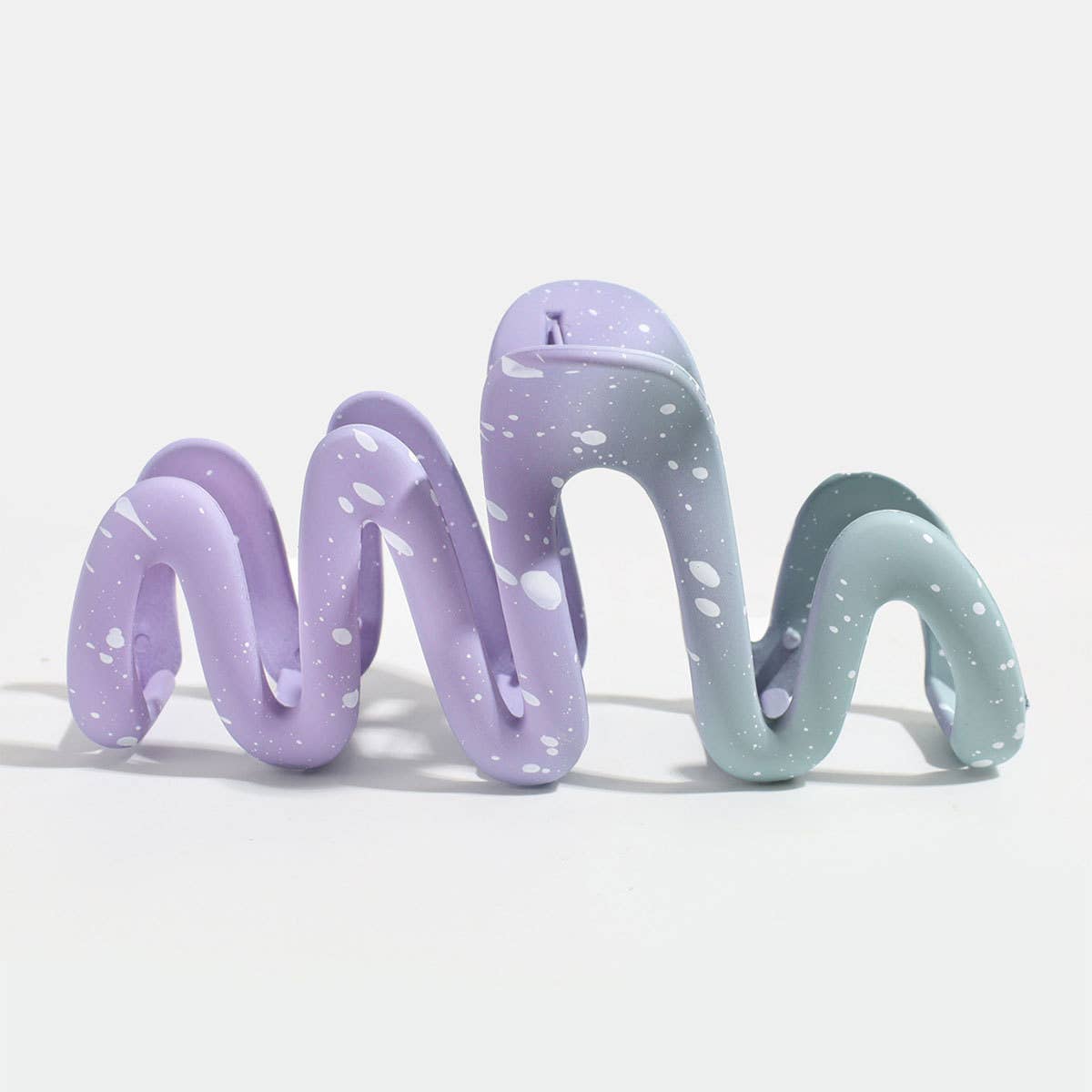 FASHION GRADIENT INK WAVE HAIR CLAW COMMUTER CLIP_CWAHA2205