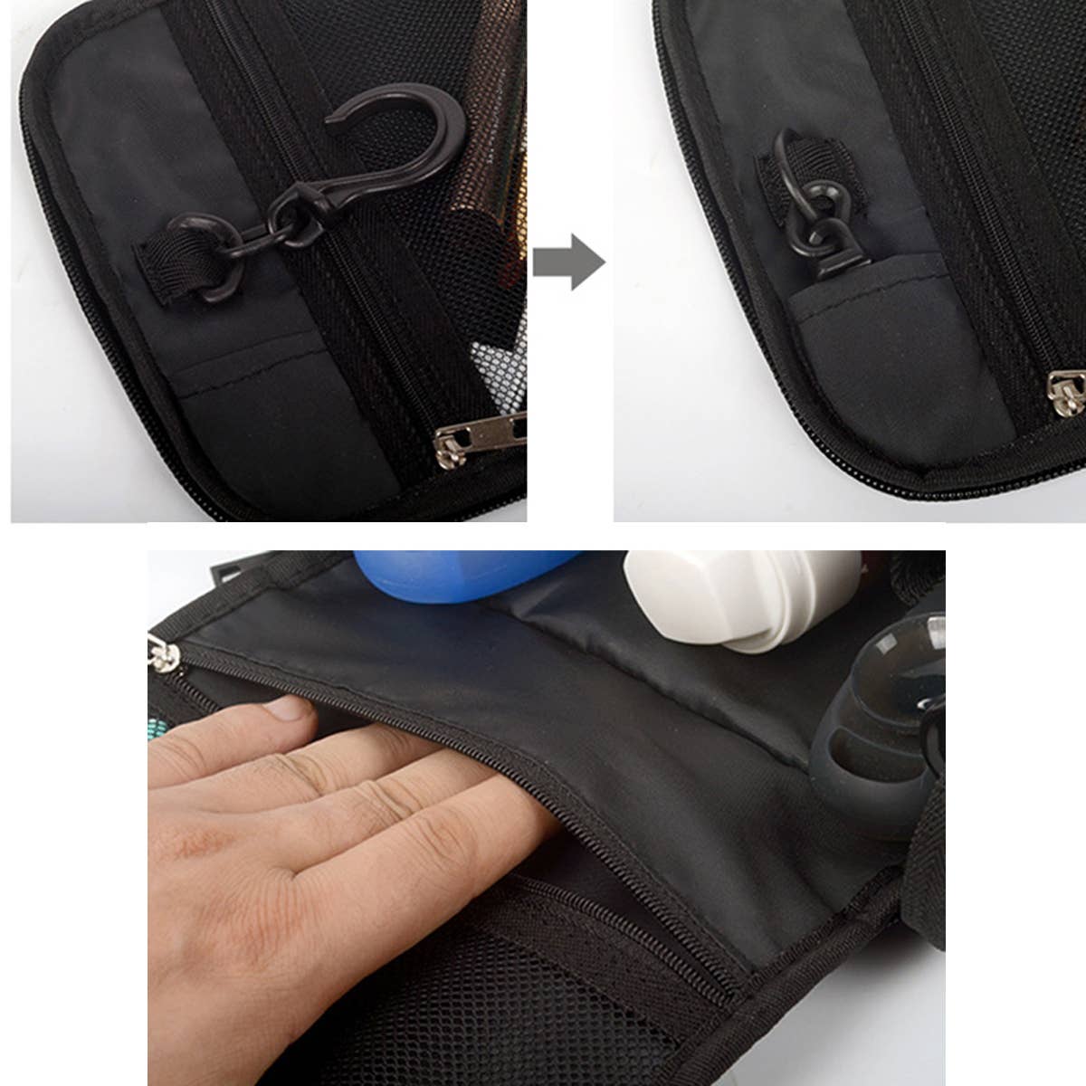 Women Fashion Folding Portable Cosmetic Bag_Cwab0593