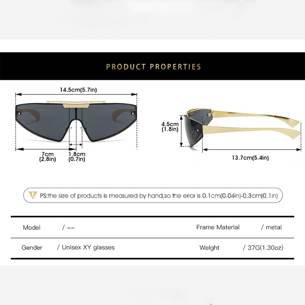 PUNK STYLE ONE PIECE CYCLING SUNGLASSES_CWASG0518