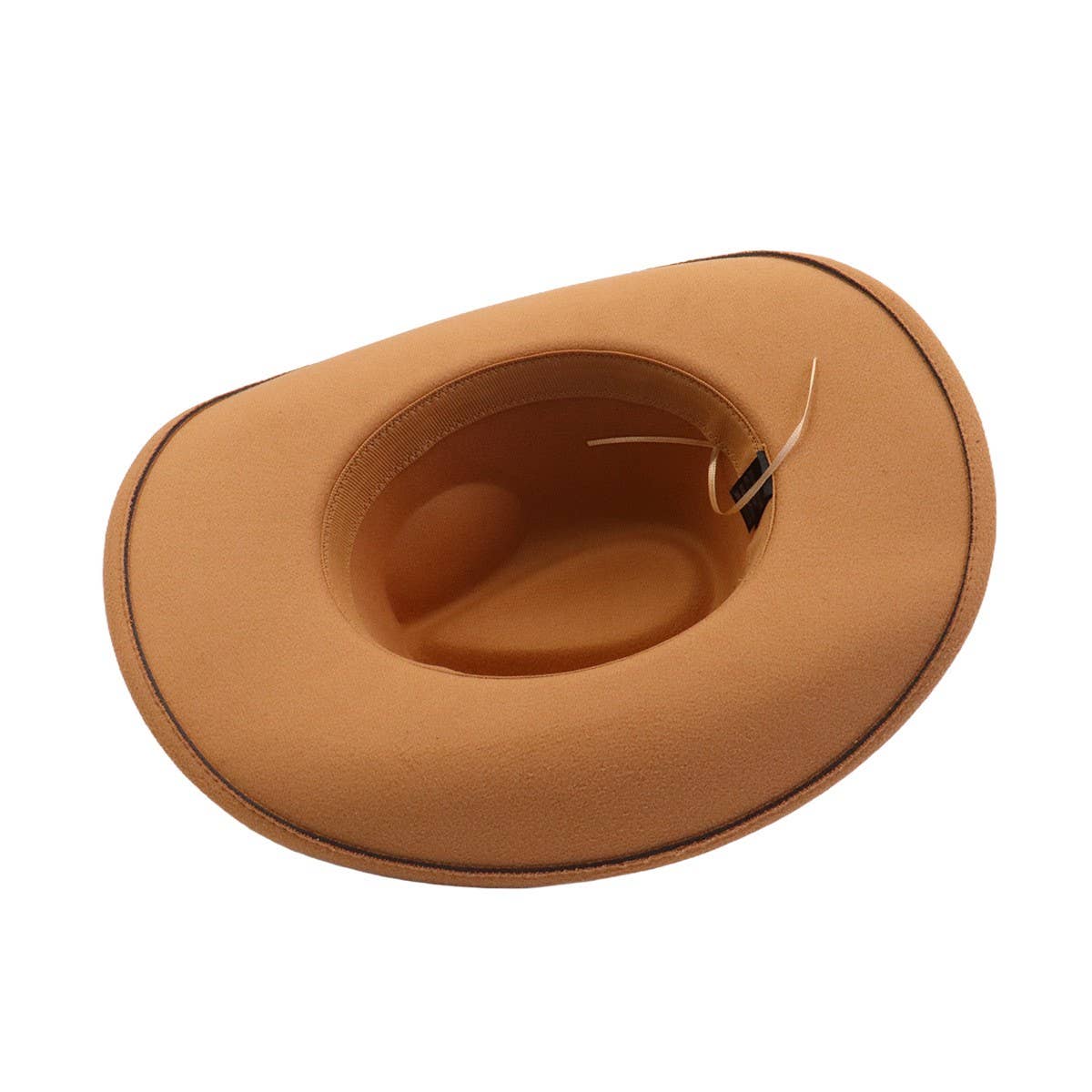 Western Cowboy Fedora Hat Felt Ethnic_Cwah04432