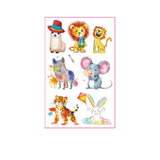 FOREST ANIMAL TATTOO STICKERS WATERPROOF_CWMM8269